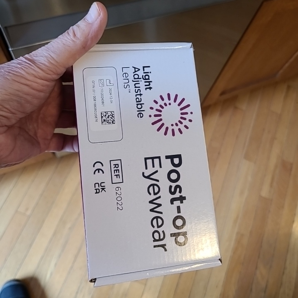 Post-op Eyewear Light Adjustable Lens